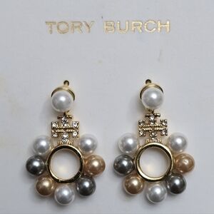 Tory Burch Kira Multi Faux Pearl Earrings